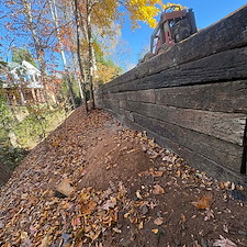 Full-Landscape-Renovation-Retaining-Wall-Replacement-Black-Aluminum-Fence-Installation-in-Winston-Salem-NC 10